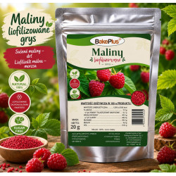 Liofilizowane MALINY GRYS