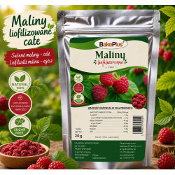 Liofilizowane MALINY CAŁY OWOC