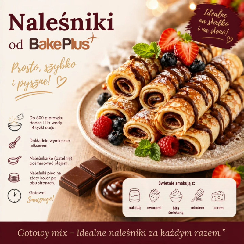 Ciasto w proszku na naleśniki mix gotowe naleśniki 5kg