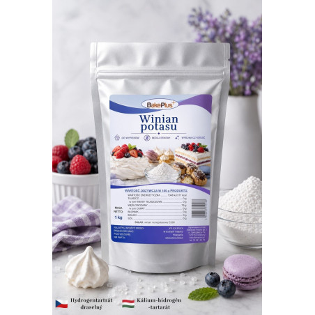 Wodorowinian potasu KAMIEŃ WINNY Cream of Tartar