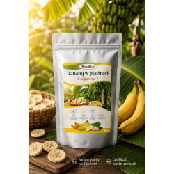 Liofilizowane BANAN PLASTRY