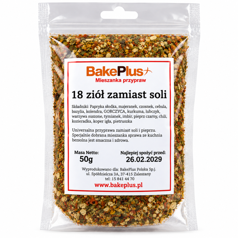 18 ZIÓŁ ZAMIAST SOLI – aromatyczna mieszanka przypraw